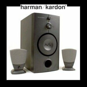 3pc Harman Kardon Desktop Speaker Subwoofer